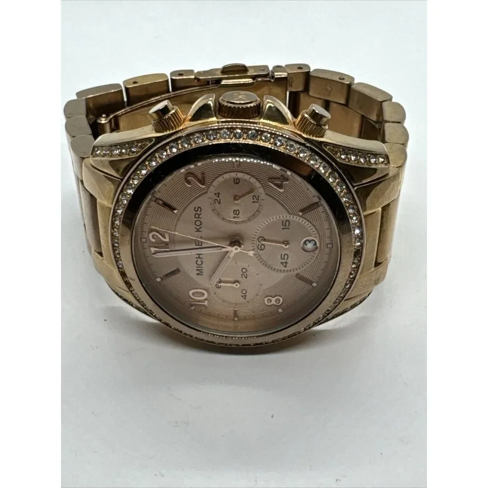 Michael Kors Blair MK5263 Women's Rose Gold-Tone Analog Dial Quartz Watch JNA757
